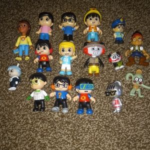 Ryan's World Figures & Friends Mixed Lot of 10